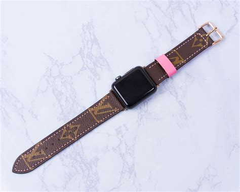 repurposed Louis Vuitton watch bands